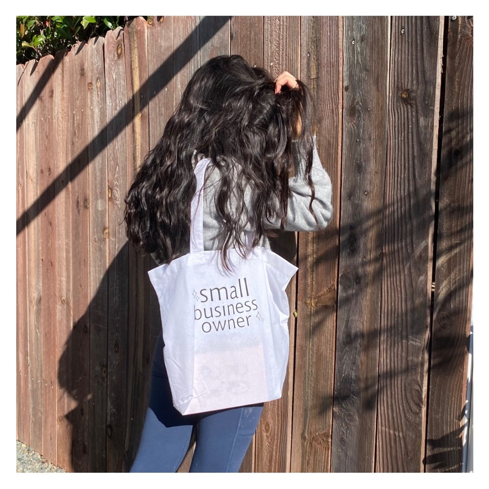 Small business tote bag